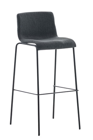 Bar stool Hover fabric 4-legged frame