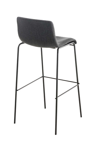 Bar stool Hover fabric 4-legged frame