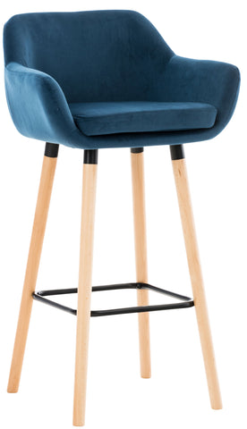 Bar stool Grant velvet