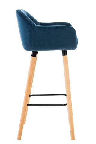 Bar stool Grant velvet