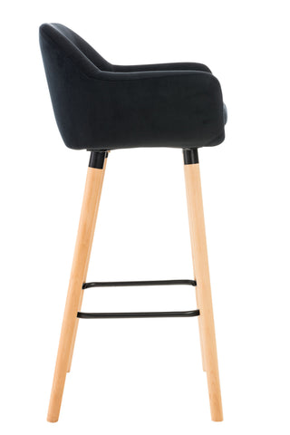 Bar stool Grant velvet