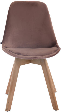 Visitor chair Borneo velvet