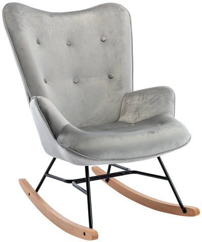 Rocking chair Sanka velvet