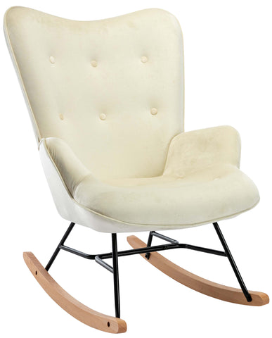 Rocking chair Sanka velvet