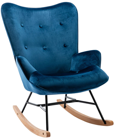 Rocking chair Sanka velvet