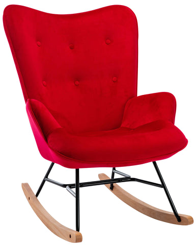 Rocking chair Sanka velvet