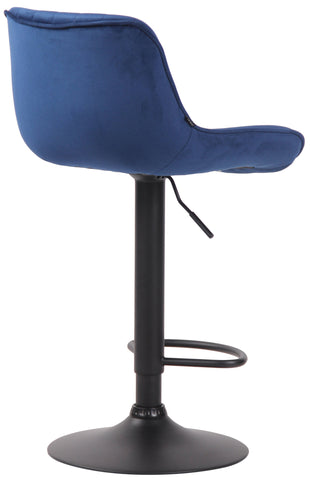 Bar stool Lentini velvet