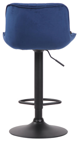 Bar stool Lentini velvet