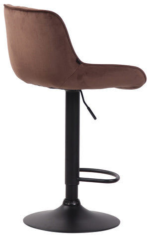 Bar stool Lentini velvet