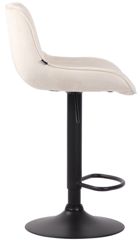 Bar stool Lentini velvet