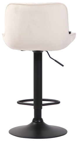 Bar stool Lentini velvet