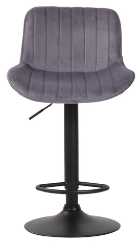 Bar stool Lentini velvet