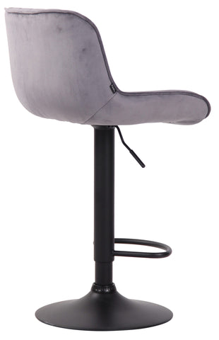 Bar stool Lentini velvet