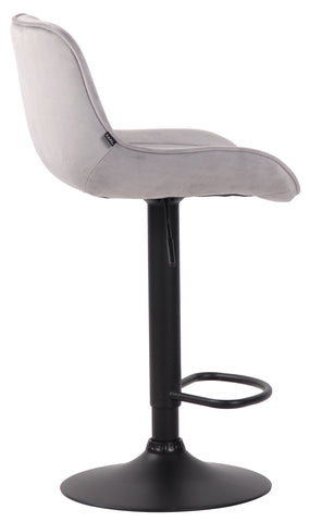 Bar stool Lentini velvet