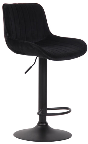 Bar stool Lentini velvet