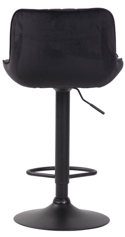 Bar stool Lentini velvet