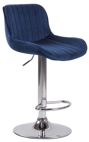 Bar stool Lentini velvet