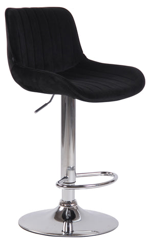 Bar stool Lentini velvet