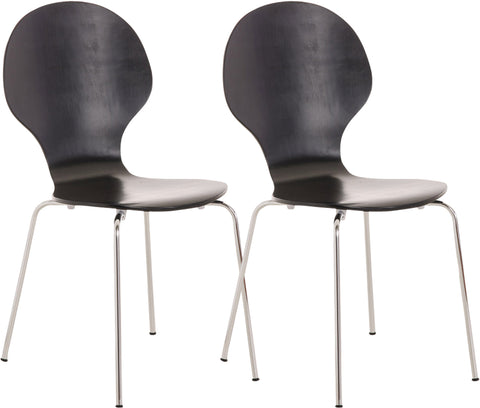 2x stacking chair DIEGO ergonomic