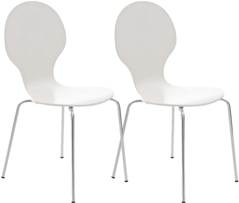 2x stacking chair DIEGO ergonomic