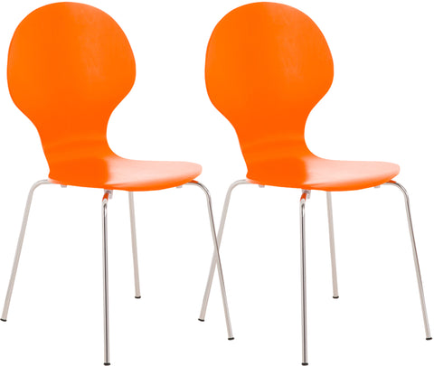 2x stacking chair DIEGO ergonomic