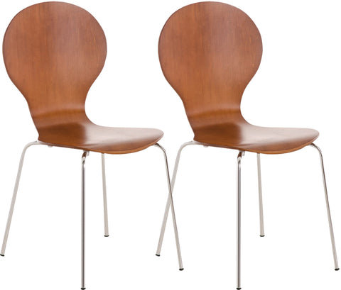 2x stacking chair DIEGO ergonomic