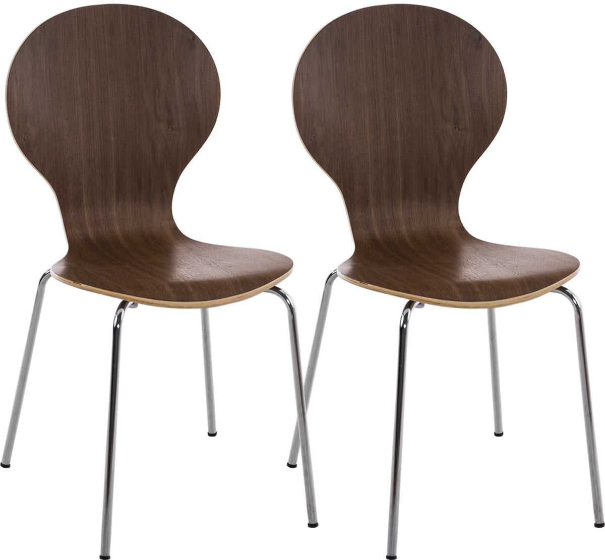 2x stacking chair DIEGO ergonomic