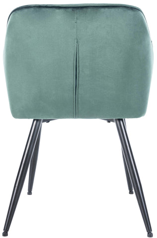 Cassis velvet visitor chair