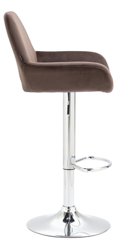 Bar stool Braga velvet