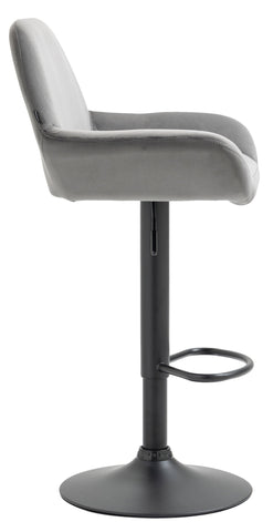 Bar stool Braga velvet