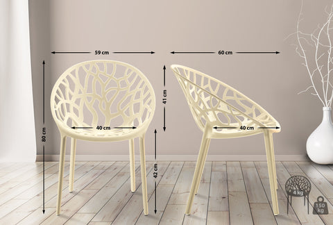 4x garden chair Hope