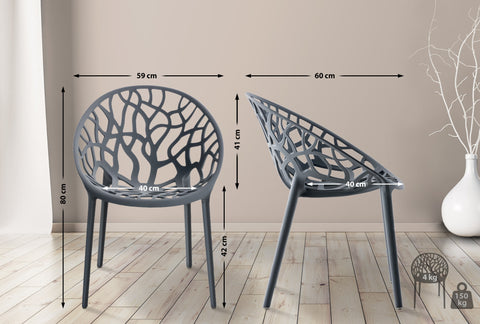 4x garden chair Hope