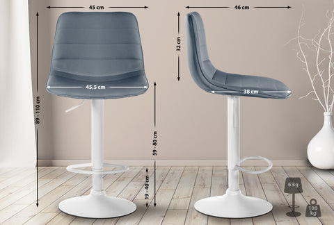 Bar stool Lex imitation leather