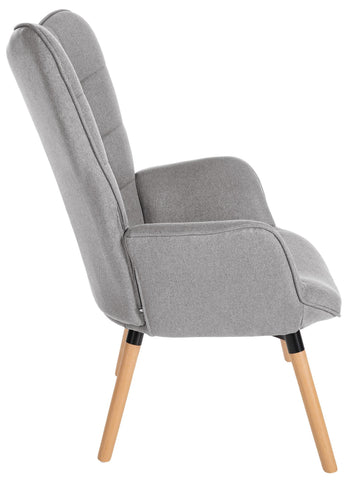 Fauteuil Garding met stof bekleed