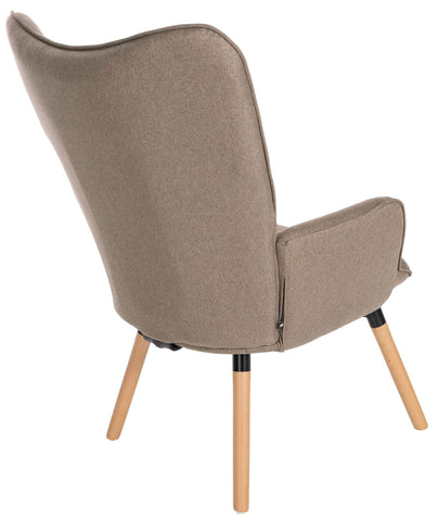 Fauteuil Garding met stof bekleed