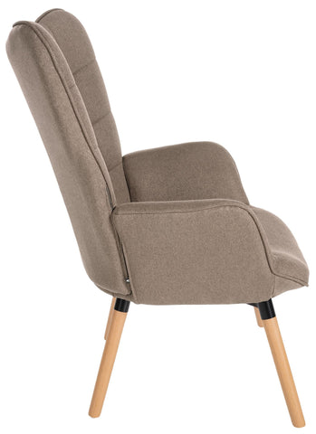 Fauteuil Garding met stof bekleed