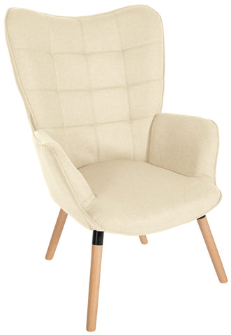 Fauteuil Garding met stof bekleed