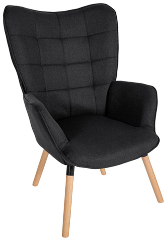 Fauteuil Garding met stof bekleed