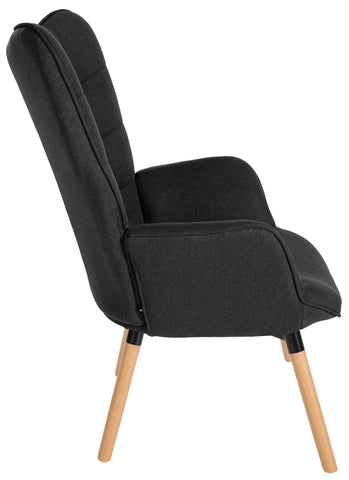 Fauteuil Garding met stof bekleed