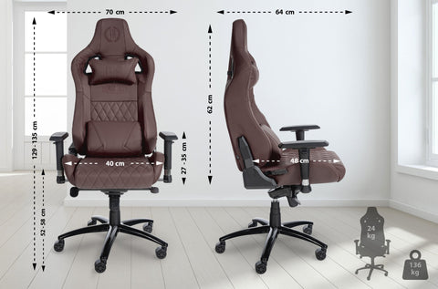 Office chair Keren Genuine leather