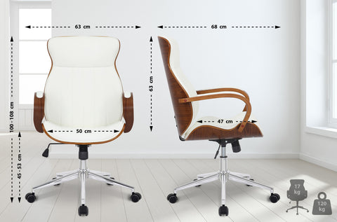 Office chair Melilla imitation leather