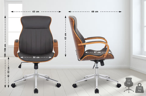 Office chair Melilla imitation leather