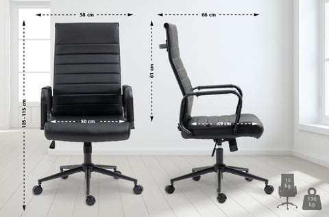 Office chair Kolumbus imitation leather