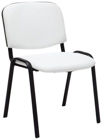 Ken imitation leather stacking chair