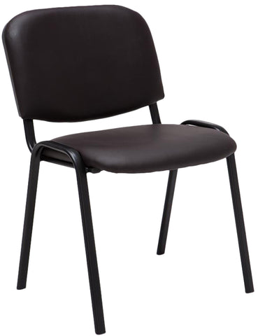 Ken imitation leather stacking chair