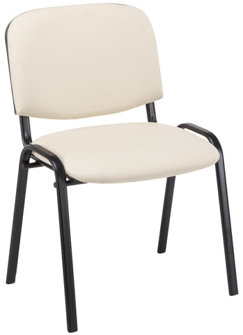 Ken imitation leather stacking chair