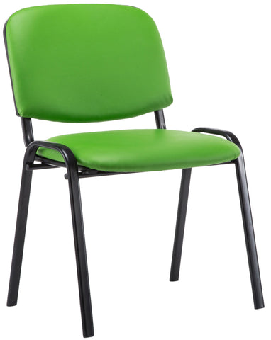 Ken imitation leather stacking chair