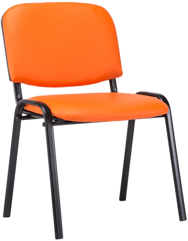 Ken imitation leather stacking chair