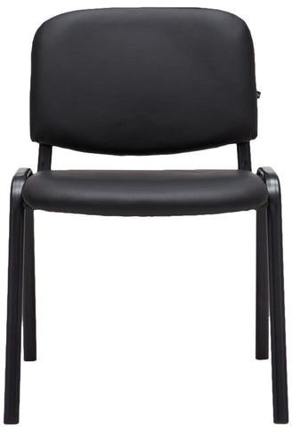 Ken imitation leather stacking chair