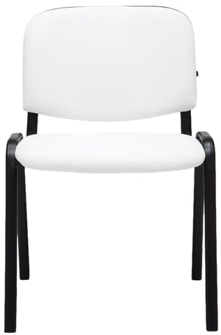 Ken imitation leather stacking chair